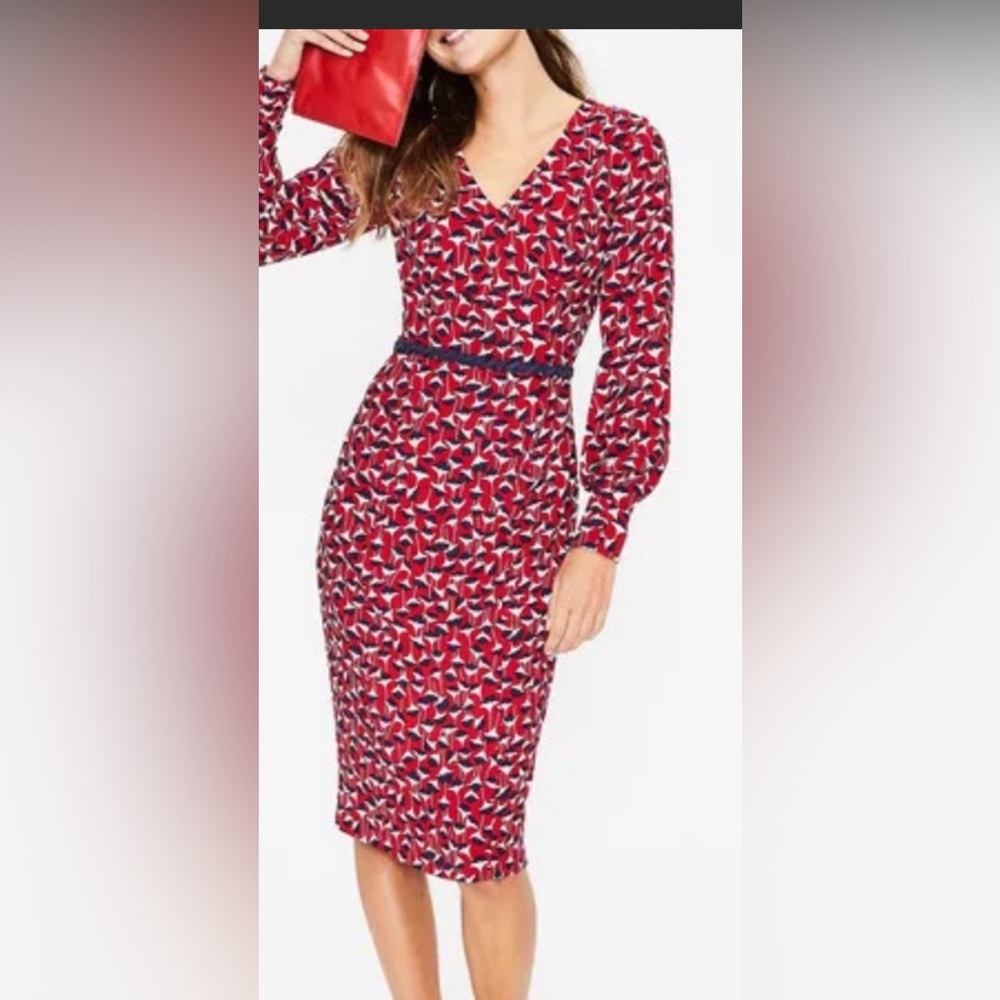 Biden fully lined floral dress.‎ NWT. Retail 168